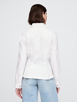 Oversized Cinched-Waist Denim Jacket | Gap Factory