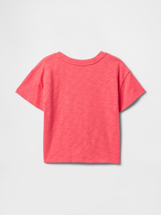Image number 2 showing, Baby & Toddler Tie-Front Logo T-Shirt