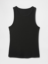 Modern Rib Halter Tank Top