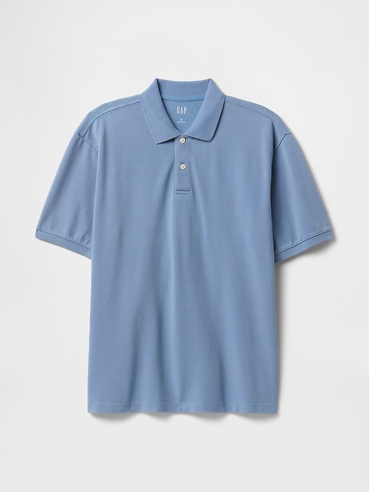 Image number 5 showing, Relaxed Pique Polo Shirt