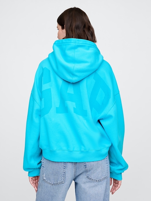 Image number 2 showing, VintageSoft Arch Logo Cropped Hoodie