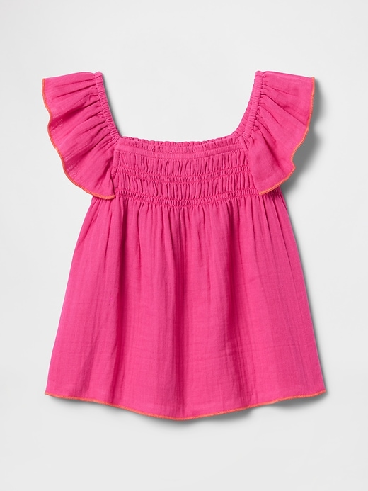 Image number 1 showing, Baby & Toddler Crinkle Gauze Top
