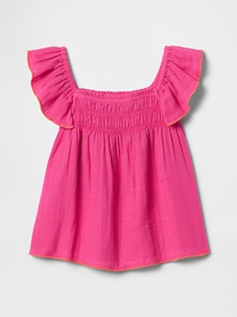 Baby & Toddler Crinkle Gauze Top