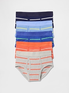 Kids Organic Cotton Briefs (5-Pack)