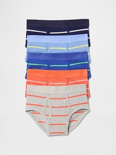 Kids Organic Cotton Briefs (5-Pack)