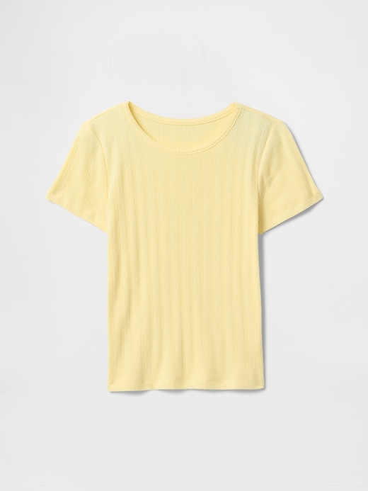 Image number 2 showing, Kids Pointelle T-Shirt