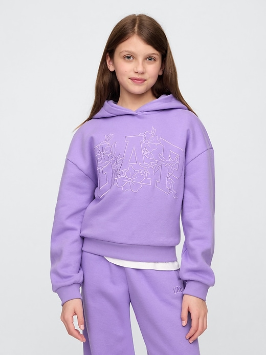 Image number 1 showing, Kids VintageSoft Relaxed Logo Hoodie