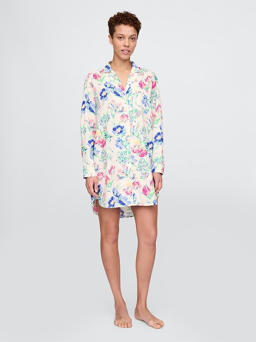 Poplin PJ Shirtdress