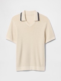 Johnny-Collar Sweater