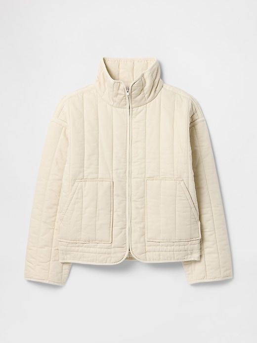 Image number 5 showing, Oversized Quilted Liner Jacket