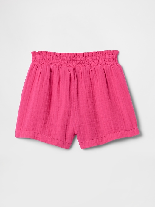 Image number 2 showing, Baby & Toddler Crinkle Gauze Pull-On Shorts