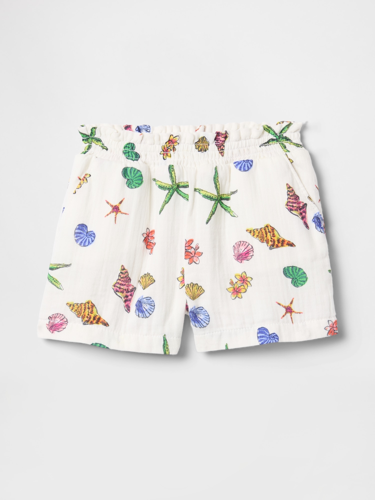 Baby & Toddler Crinkle Gauze Pull-On Shorts