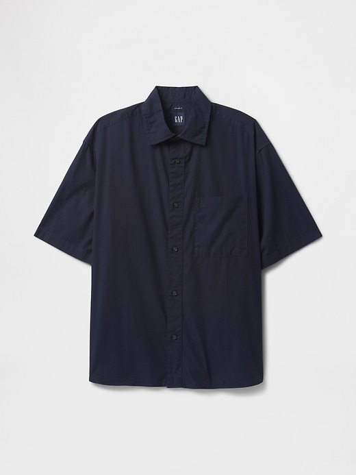Image number 5 showing, Organic Cotton Oversized Poplin Shirt