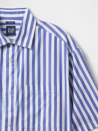 Organic Cotton Oversized Poplin Shirt