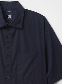 Organic Cotton Oversized Poplin Shirt