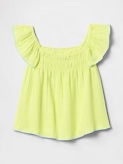 Baby & Toddler Crinkle Gauze Top
