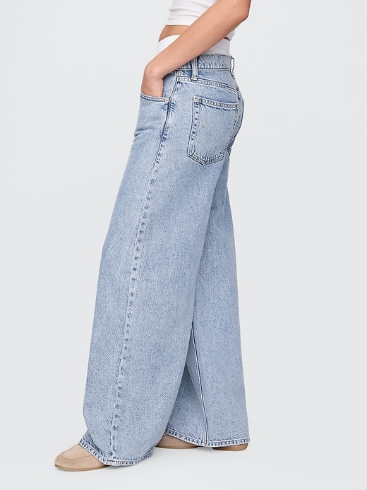 Image number 3 showing, Mid Rise UltraSoft Boxer Baggy Jeans