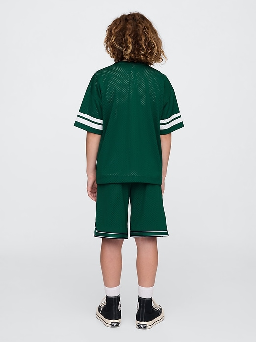 Image number 3 showing, Kids GapFit 8.5" Mesh Pull-On Shorts