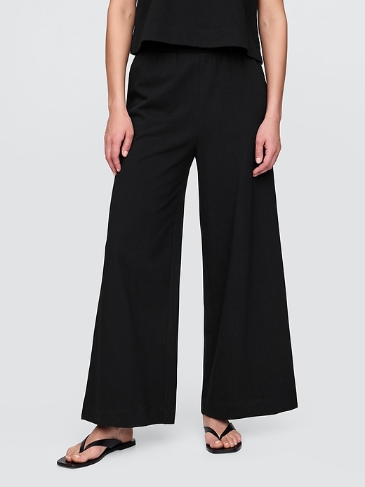 Image number 2 showing, Heavyweight Organic Cotton Wide-Leg Pants