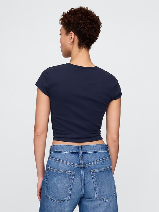Image number 2 showing, Cropped Graphic T-Shirt