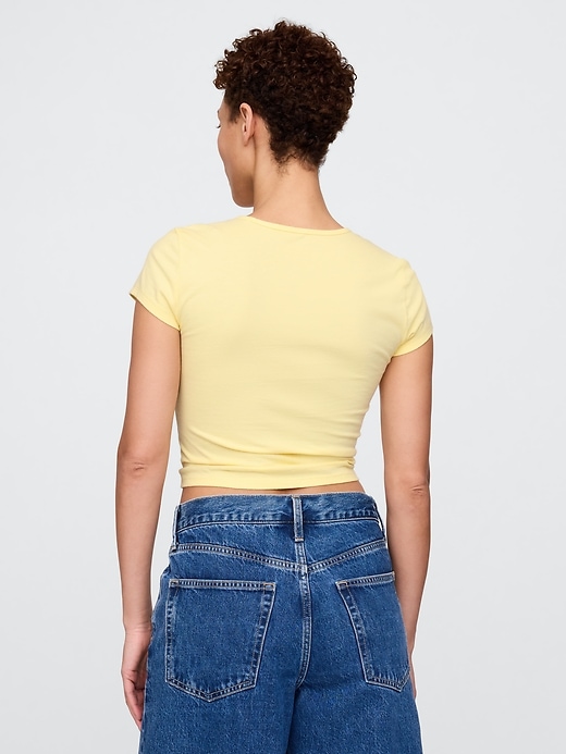Image number 2 showing, Cropped Graphic T-Shirt