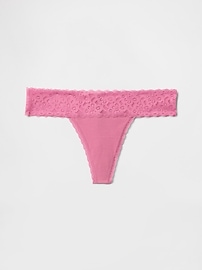 Low Rise Lace Thong