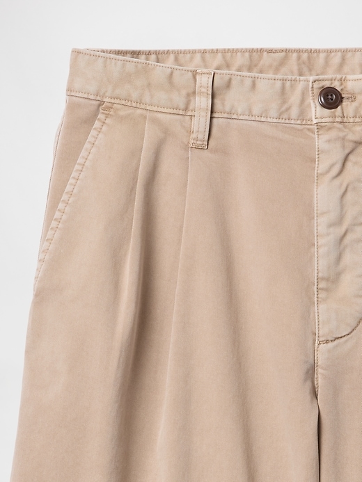 Image number 5 showing, Pleated Khaki Shorts