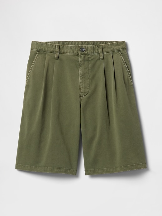 Image number 6 showing, Pleated Khaki Shorts