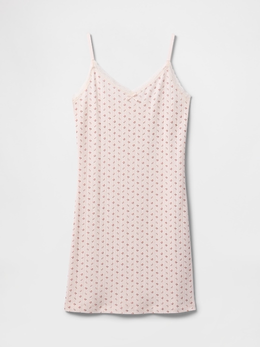 Image number 4 showing, Pointelle PJ Slip Dress