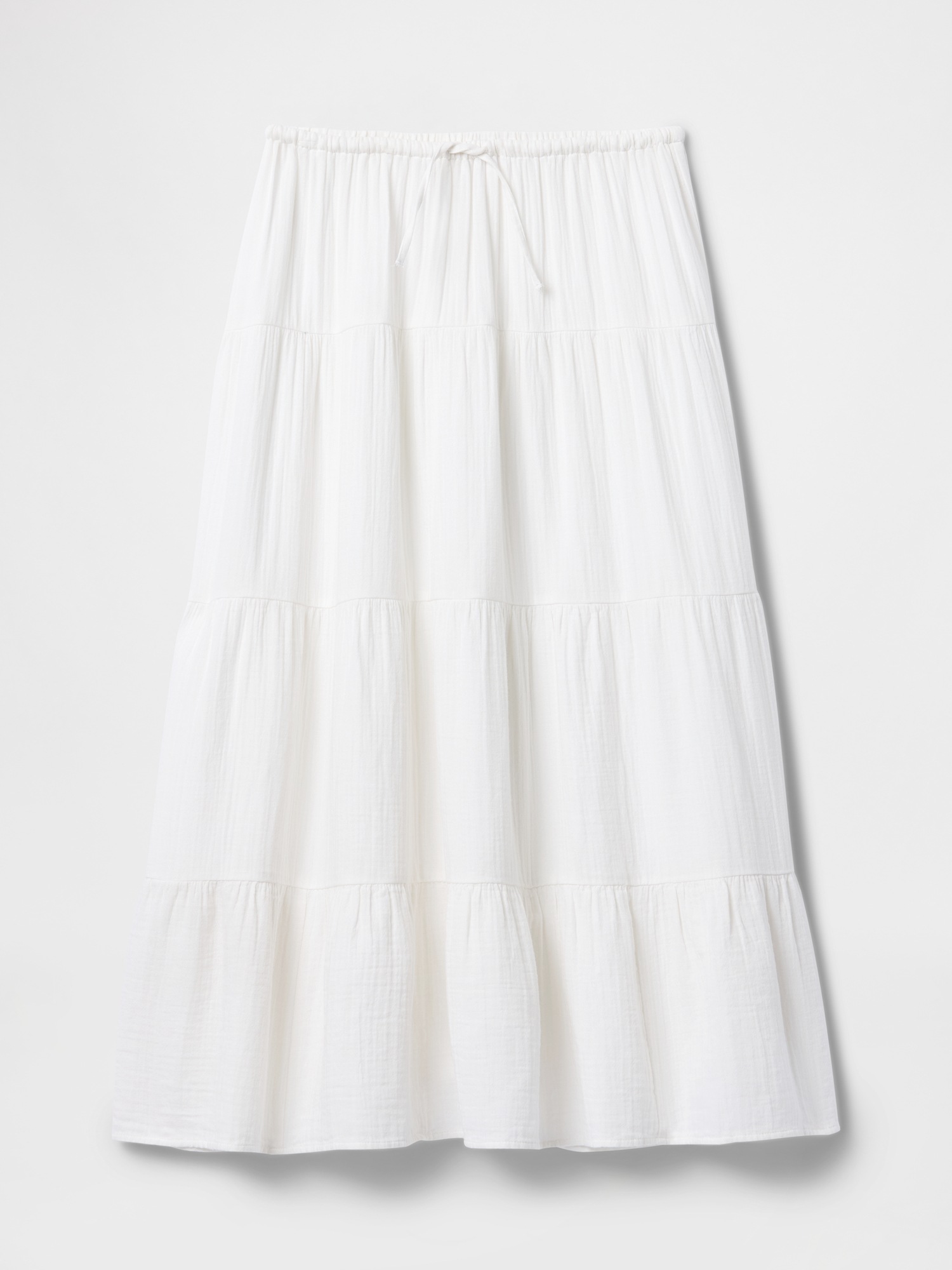 Женские юбки Gap Cotton Gauze Tiered Maxi Skirt — фото 4