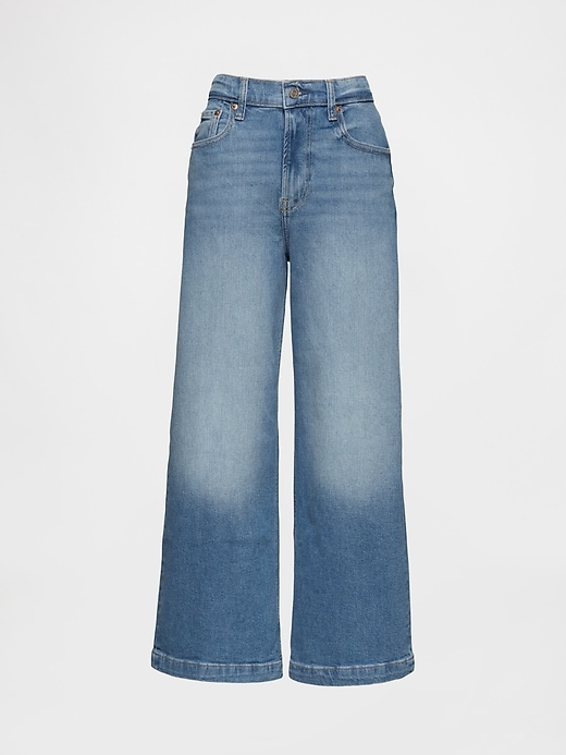 Image number 7 showing, High Stride Wide-Leg Ankle Jeans