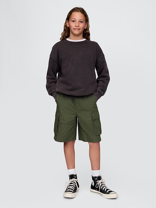 Image number 1 showing, Kids 7.5" Ripstop Easy Cargo Shorts