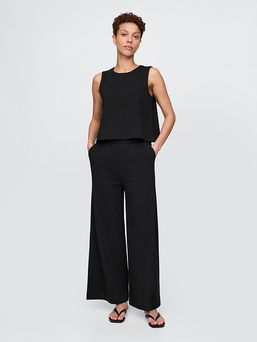 Image number 3 showing, Heavyweight Organic Cotton Cropped Shell Tank Top