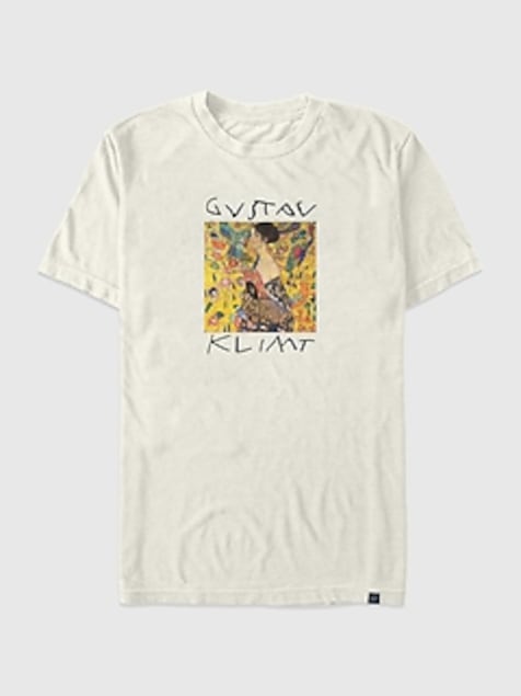 Gustav Klimt Fine Art Oversized Graphic T-Shirt