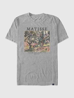 Matisse Olive Trees Oversized Graphic T-Shirt