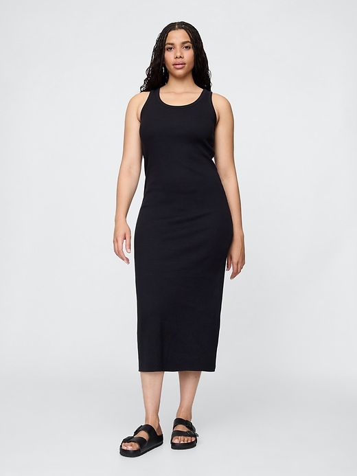 Image number 5 showing, Rib Midi Tank Dress