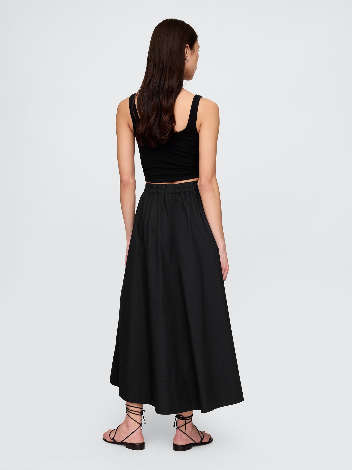 Женские юбки Gap Poplin Maxi Skirt — фото 2