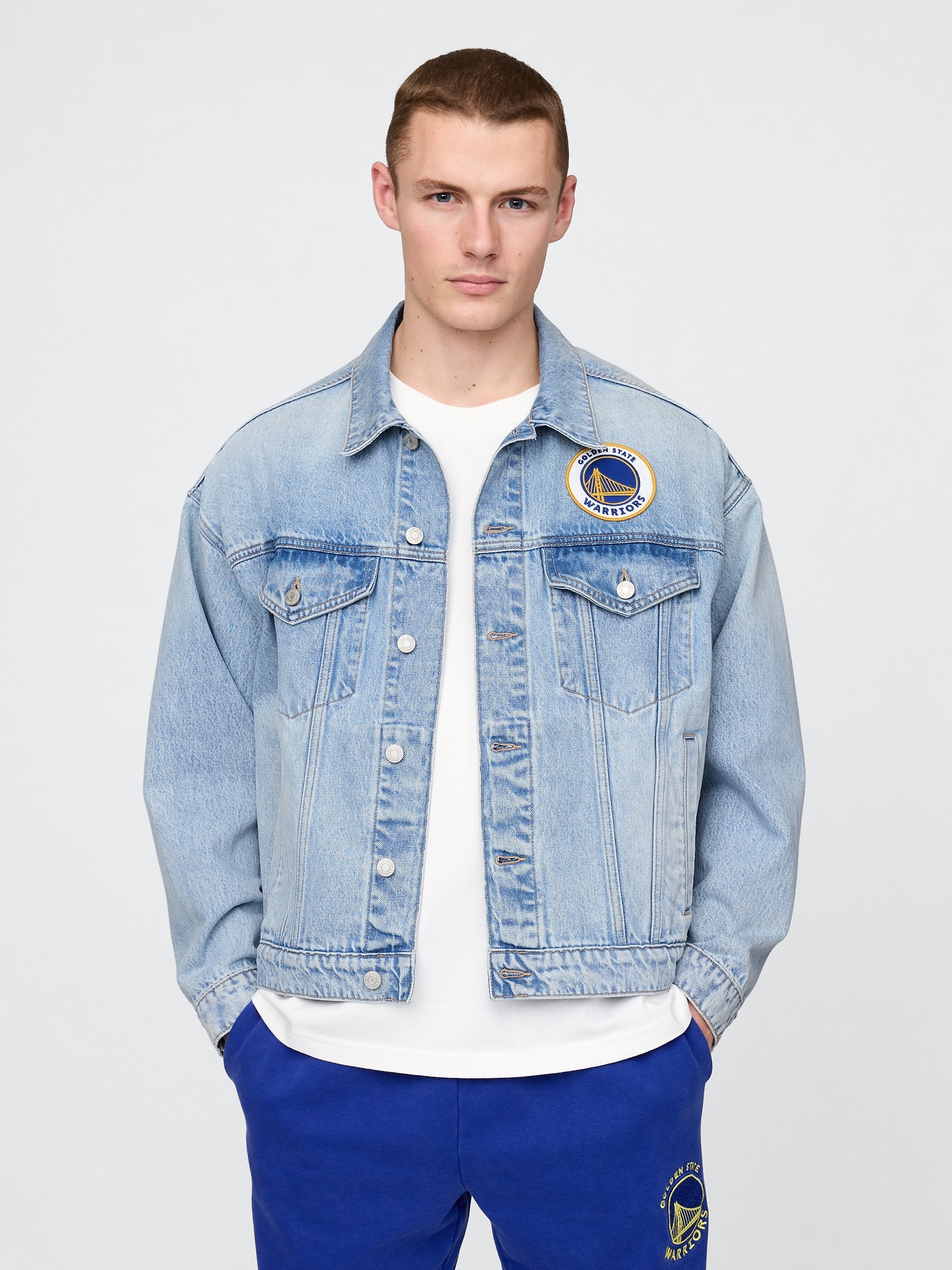 NBA Golden State Warriors Icon Denim Jacket
