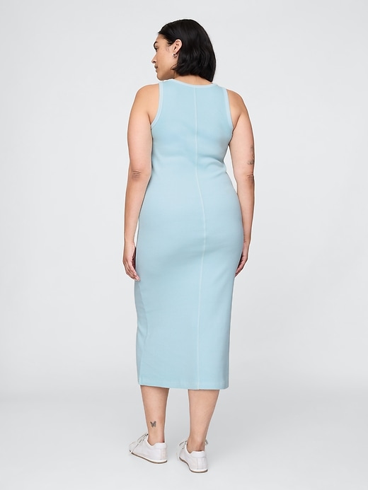 Image number 6 showing, Rib Midi Tank Dress