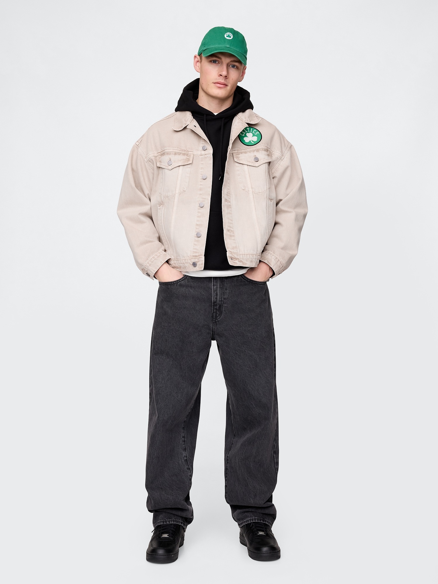 Мужская куртка Gap NBA Miami Heat Icon Denim Jacket, цвет: Boston Celtics — фото 3