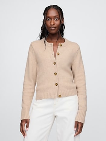 CashSoft Crop Cardigan