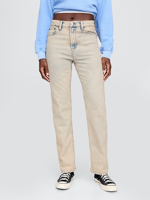 Image number 2 showing, High Rise ’90s Straight Jeans