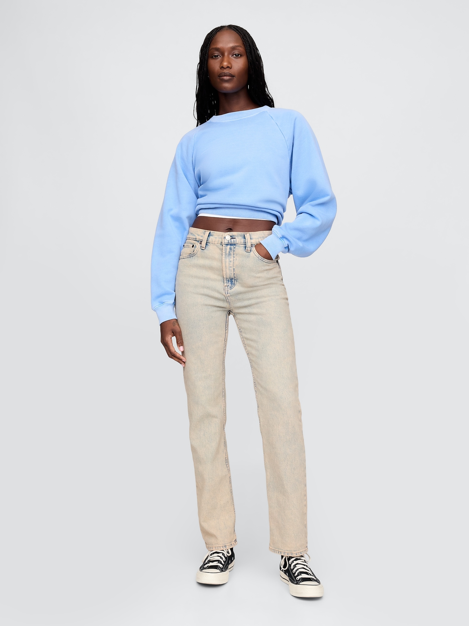 High Rise ’90s Straight Jeans