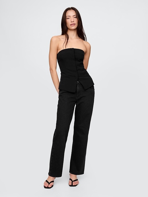 Strapless BiStretch Corset Top