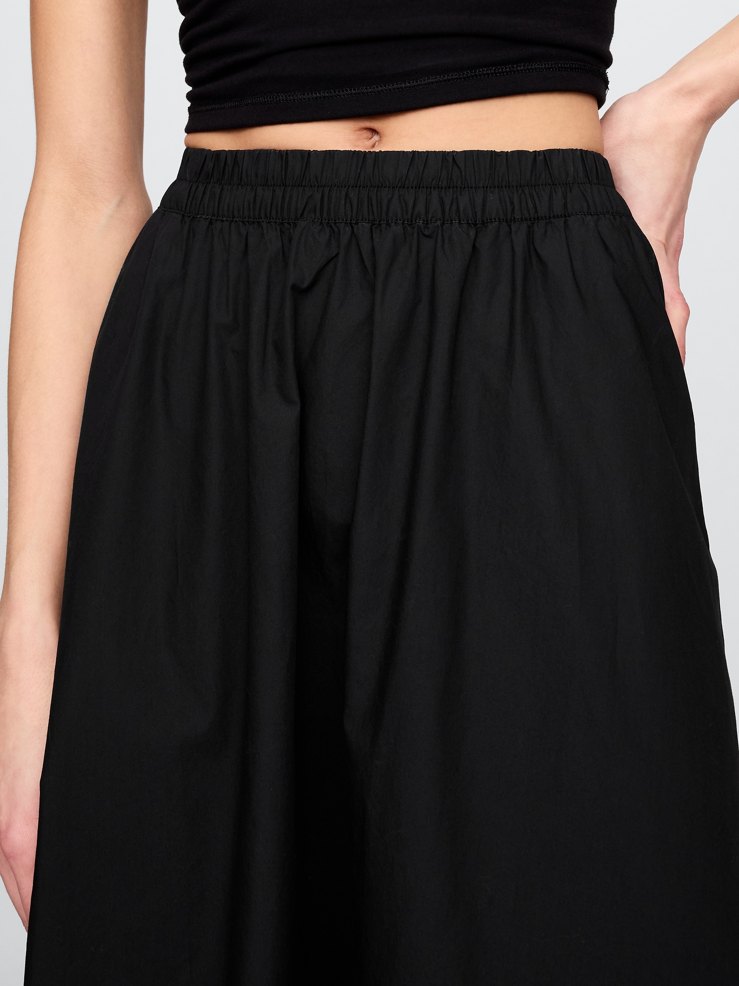 Женские юбки Gap Poplin Maxi Skirt — фото 4