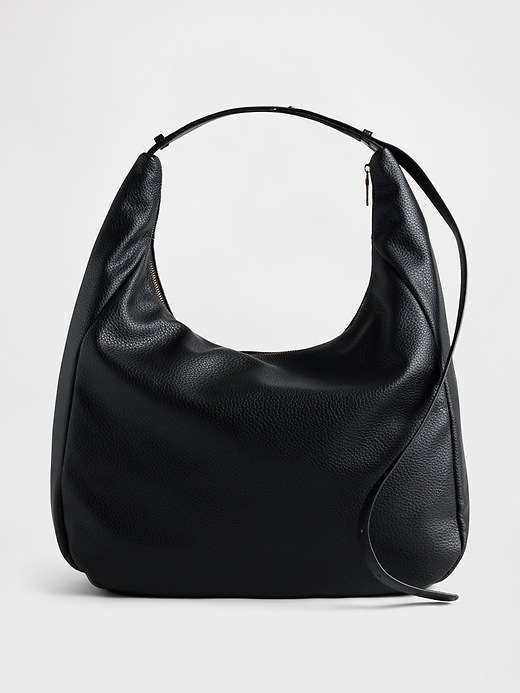 Vegan Pebble Leather Slouchy Bag