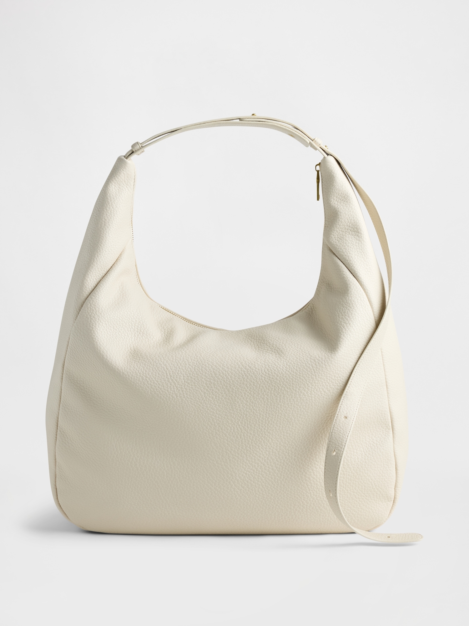 Vegan Pebble Leather Slouchy Bag