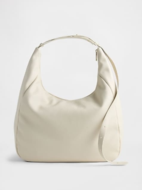 Vegan Pebble Leather Slouchy Bag