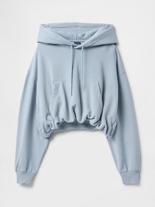 Image number 5 showing, Heavyweight French Terry Cropped Bubble Hoodie