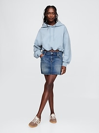Heavyweight French Terry Cropped Bubble Hoodie